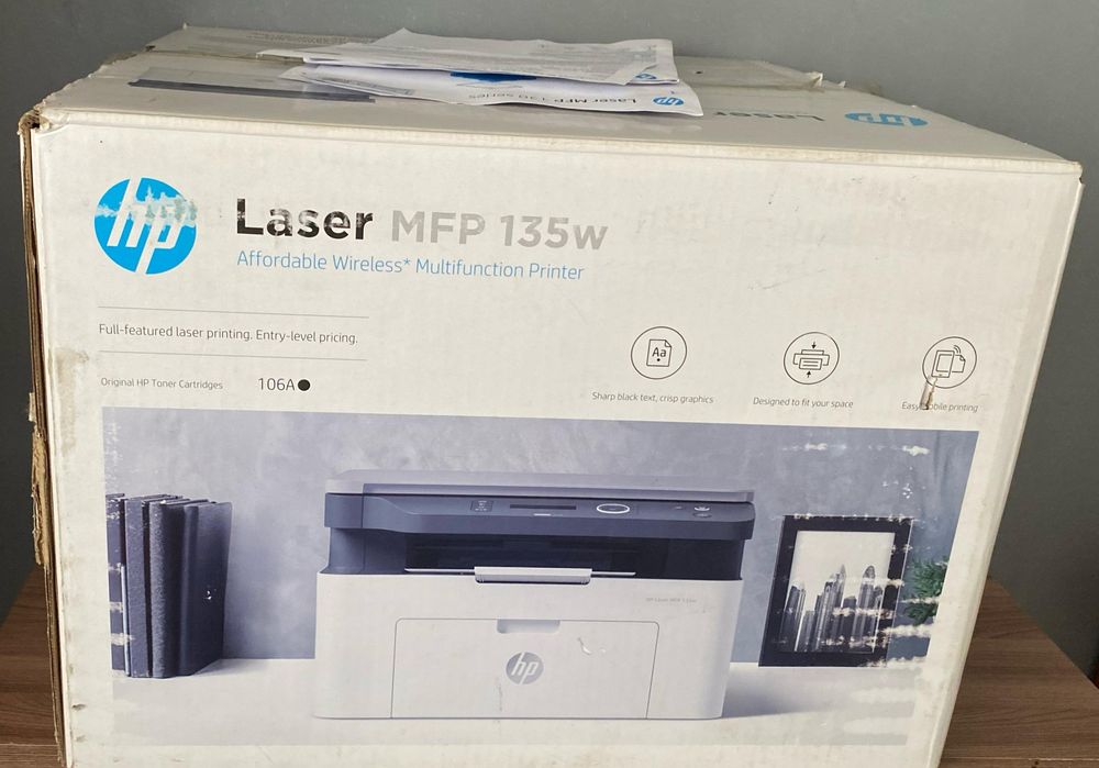 Продам новый принтер HP Laser MFP 135w