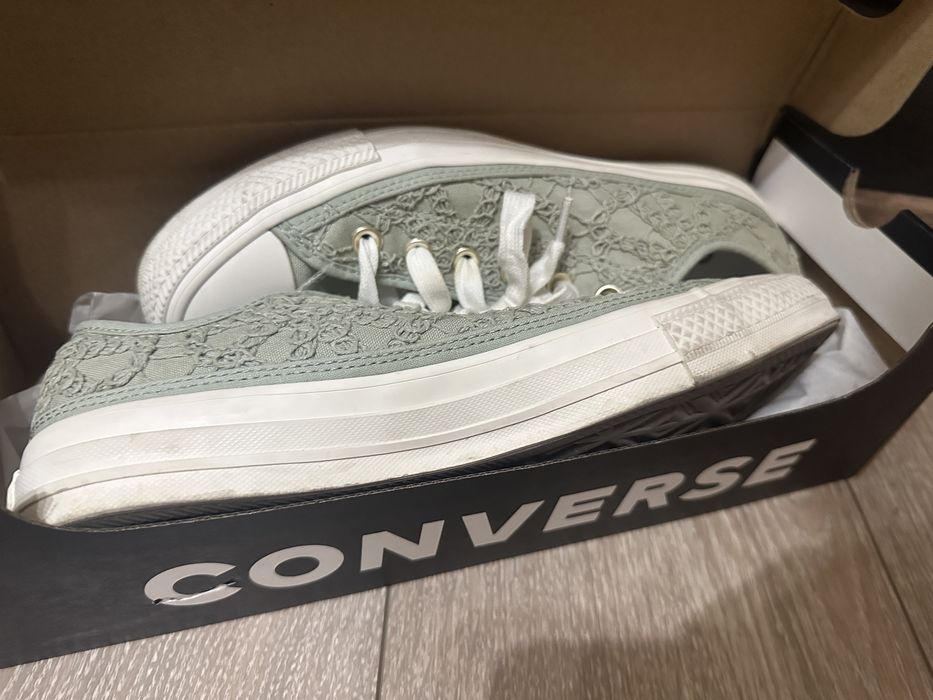 converse dantela summit sage crosetat verde