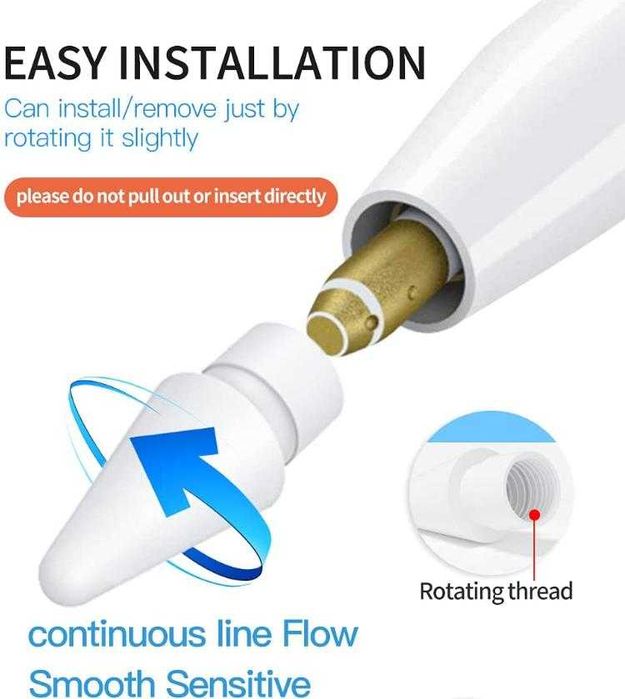 Apple Pencil Stylus iPad Калъф Кутия Протектор Писец Дигитална Писалка Проектирано и приложимо за моделите Apple Pencil 1 и 2 поколение