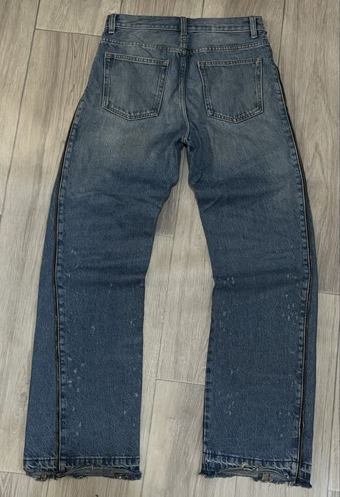 Джины Zara flared jeans zip