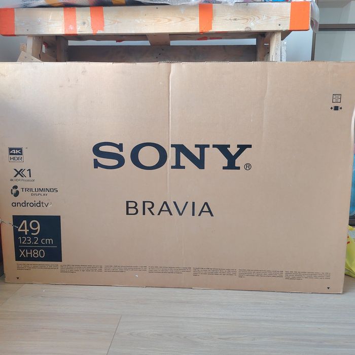 Новый 4K телевизор Sony Bravia 49" XH80 (Запечатанный)
