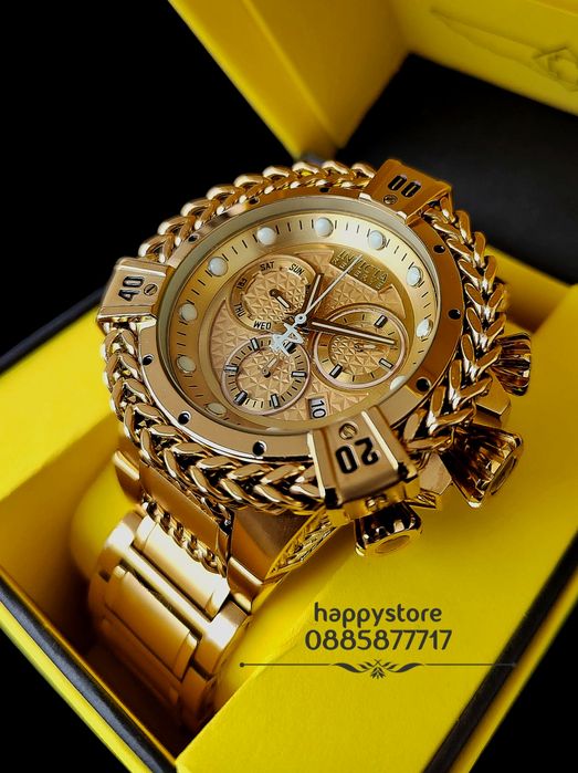 часовник INVICTA Hercules Gold 56 mm, Инвикта нов