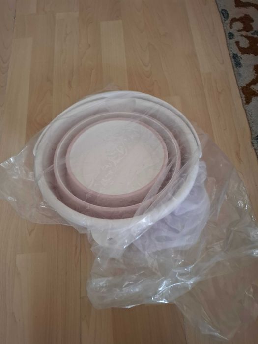 Сгъваема бебешка вана, кофа и канче