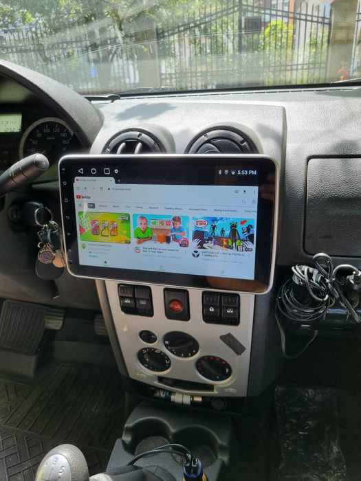Navigatie android 1din Carplay Waze YouTube GPS BT USB
