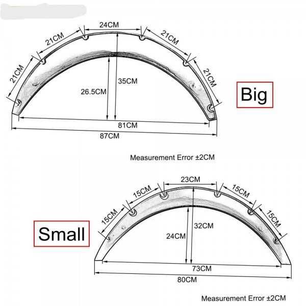 Фендера универсальные с выносом