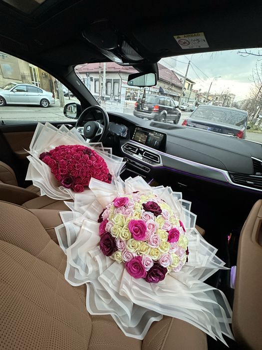 Buchet trandafiri din sapun