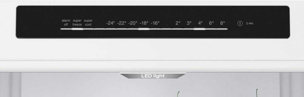 Хладилник с фризер BOSCH KGN392LCF 203см.