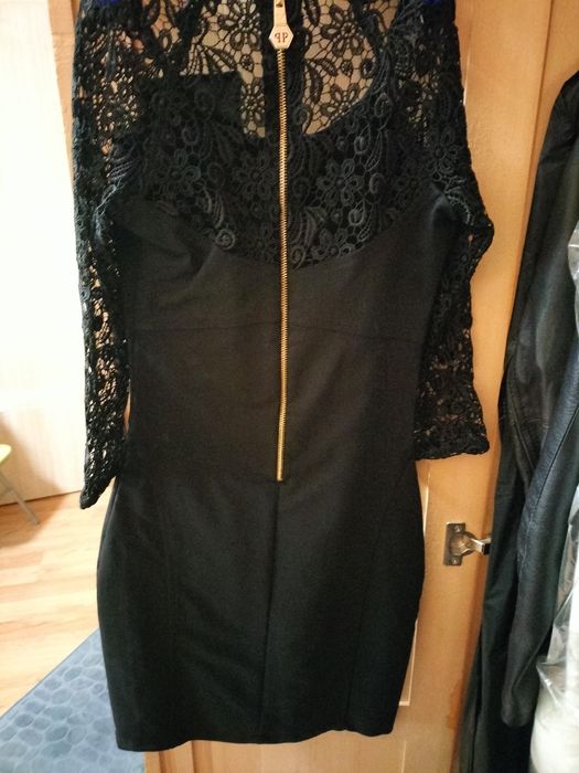 Елегантна къса черна Philipp Plain Рокля