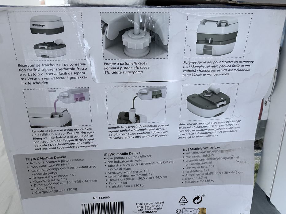 WC portabil ecologic Berger