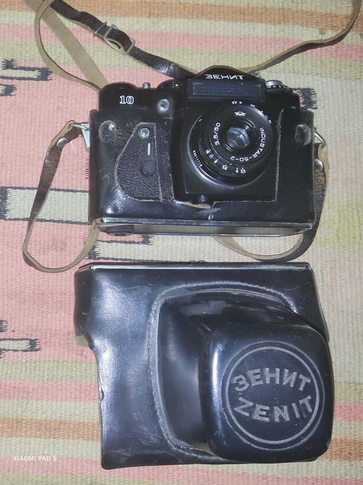 Фотоаппарат винтажный Зенит-10,объектив Индустар, зерк.селеновый экспо