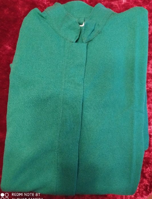 Работно облекло -  ватирано зимно яке, дамско облекло, бели манти