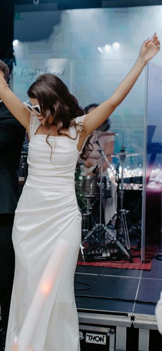 Rochie de miereasă, satin, Xs/S