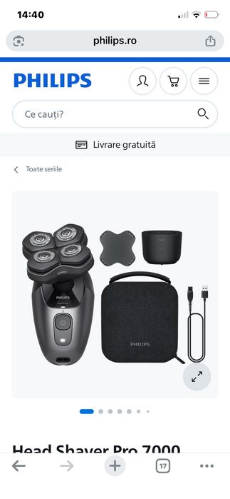 Vând aparat Philips ce ras în cap