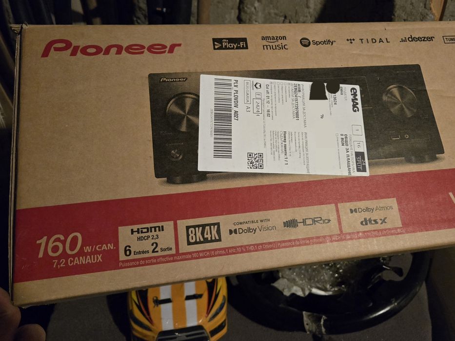 Pioneer VSX-935 (7.2) 8K, HDMI® 2.1  Dolby Atmos – Като нов!