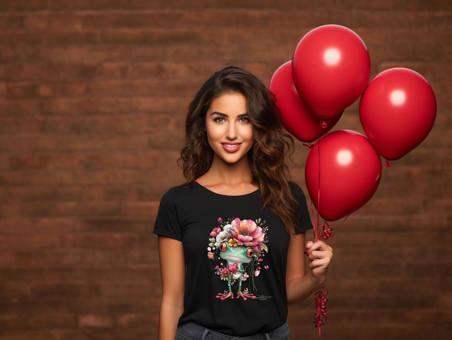 Тениски със забавни жаби