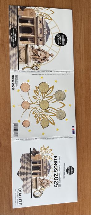Евро монеты Франция 2025