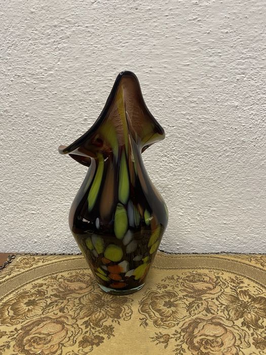 Италианска ваза от мурано стъкло