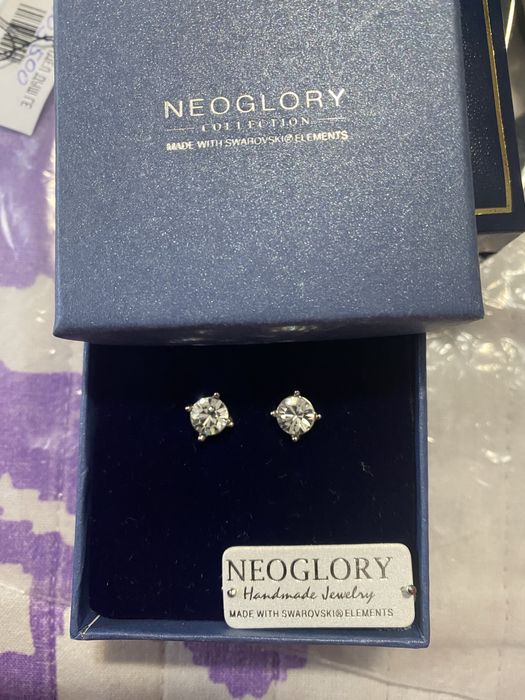 Обеци NEOGLORY със Swarovski кристал