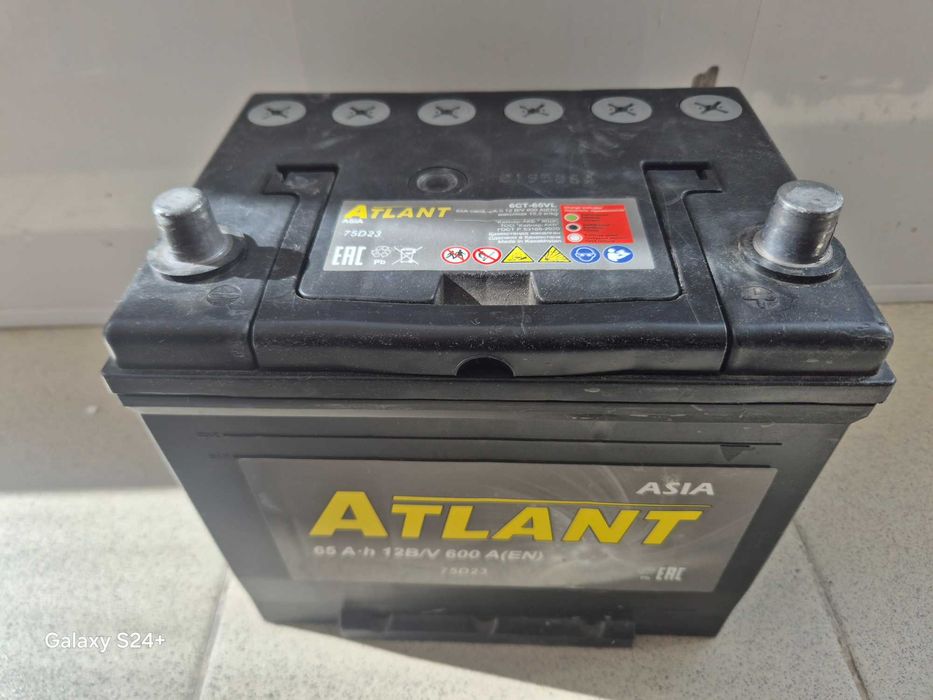 Аккумулятор Атлант 6ст-65VL, 600 A