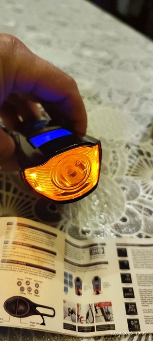 Продам электронная фара, спидометр на руль велосипеда