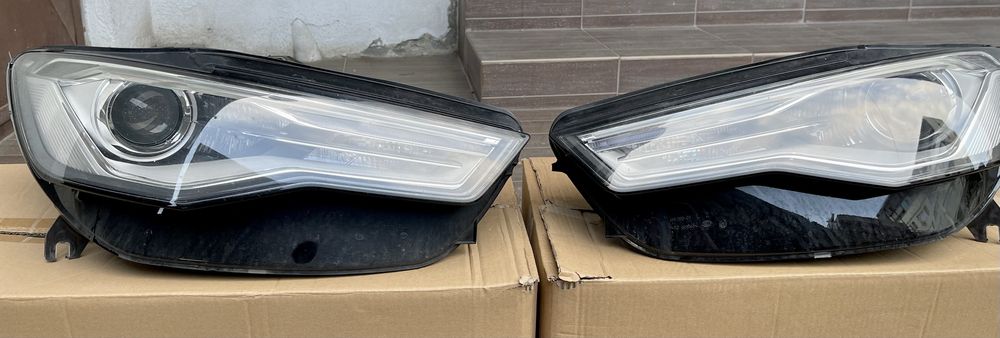 Audi A6 C7, faruri complete xenon led facelift, stanga si dreapta