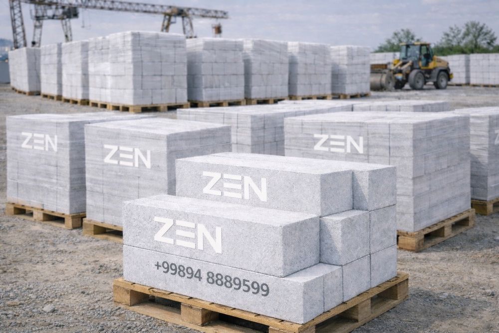 Автоклавный газоблок ZEN/Avtoklav gazoblok ZEN