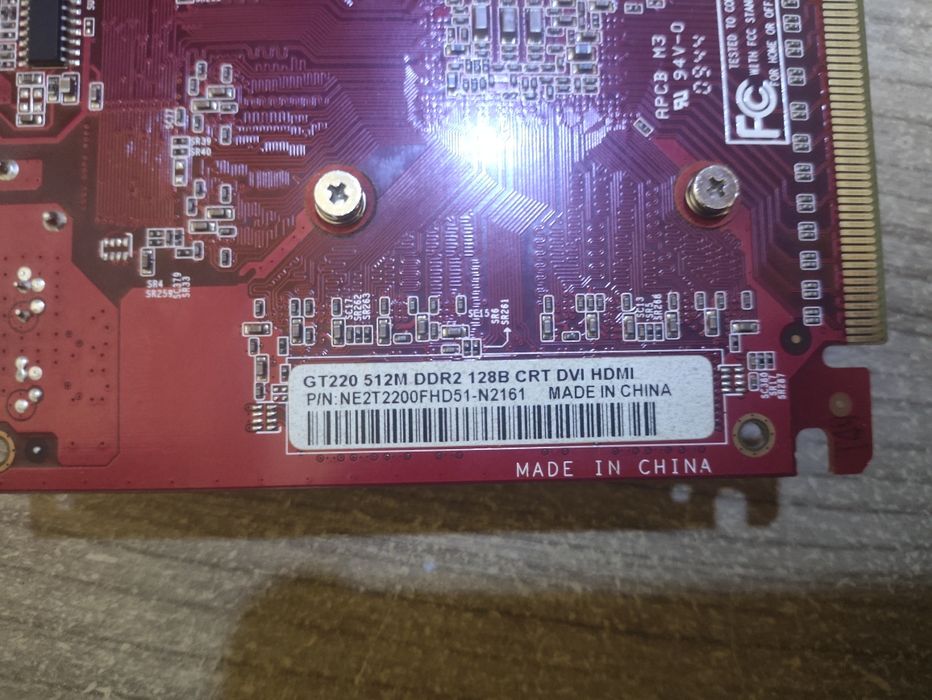 Nvidia GT 220  512mb