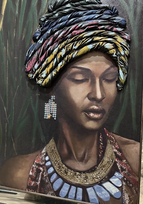 Африканска жена голяма картина