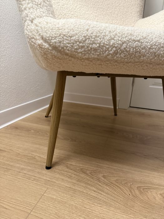 Fotoliu Jysk alb/ crem