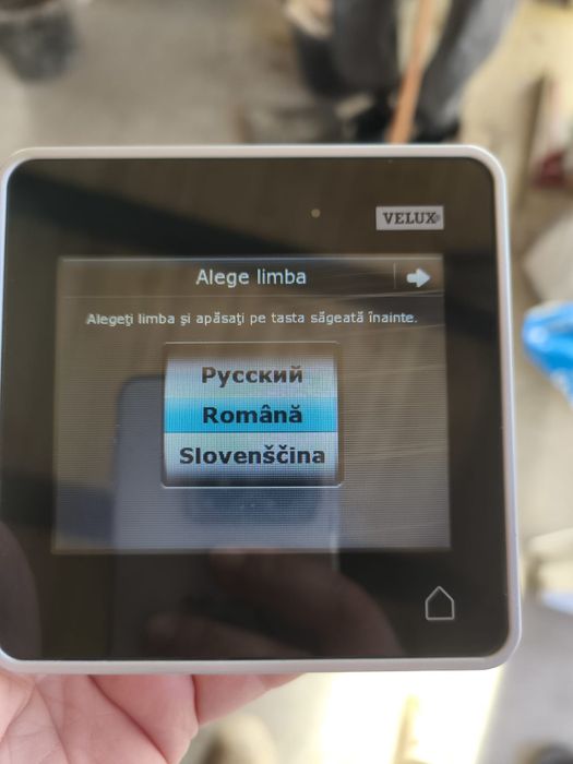 Velux integra cu senzor ploaie