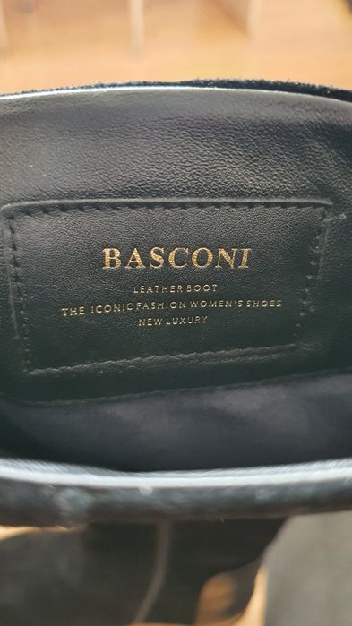 Сапоги Basconi (замша, зимние, 38 размер)