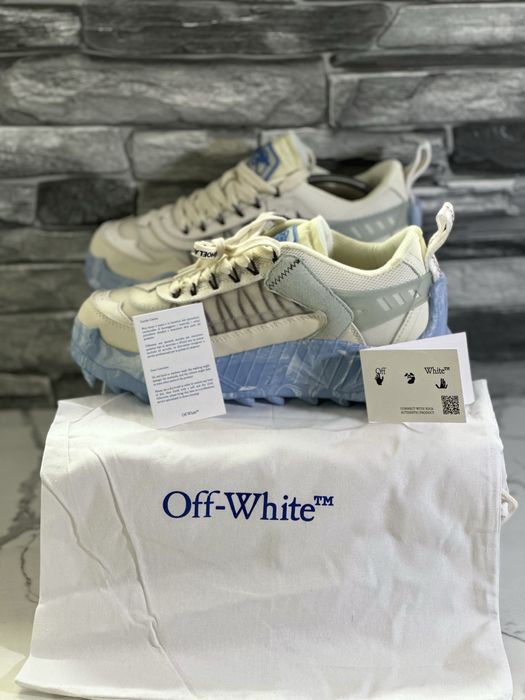 Adidasi Off White Odsy 1000 Blue Marble