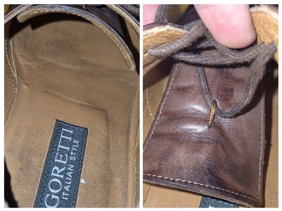 Pantofi eleganți Goretti, Piele Naturală, Italian Style, Bărbați - 44