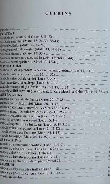 PARABOLELE DOMNULUI de serafim papacost