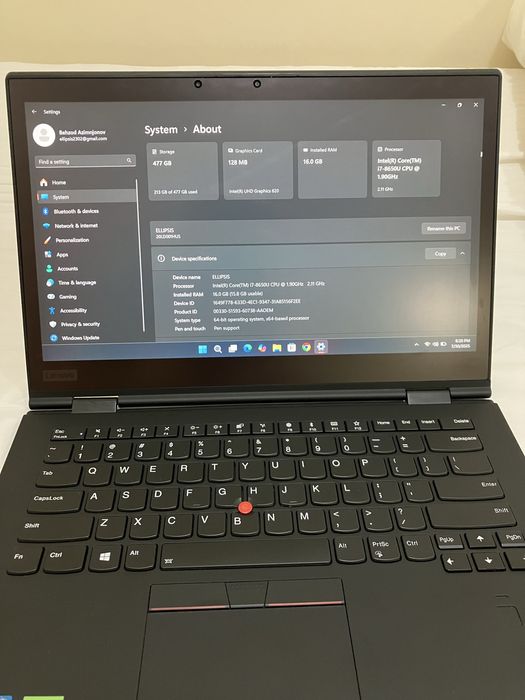 Lenovo Thinkpad X1 Carbon