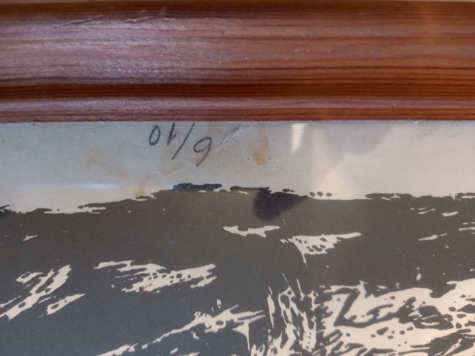 Кирил Ценов - "Созопол" - литография