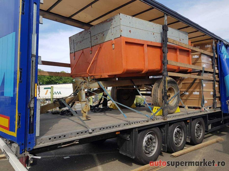 Remorca basculabila pe spate