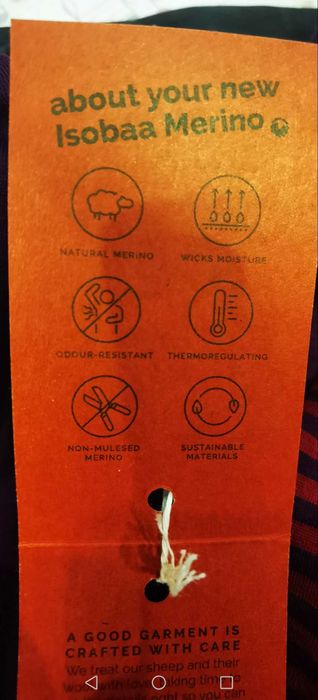 Isobaa Merino 200 мъжка блуза