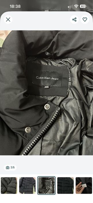 Зимняя куртка Calvin Clein раз 48-50