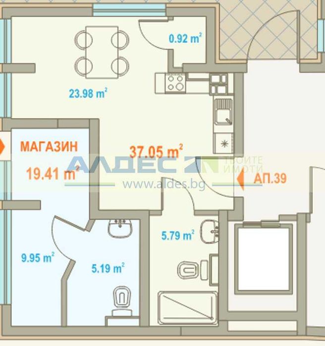 1-стаен ап. в новострояща се сграда до бул. Ал. Стамболийски!