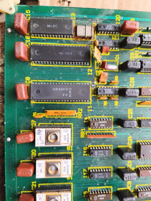 Placă de bază / extensie retro Z80 (UB 880D MME) - Colecție / Piese