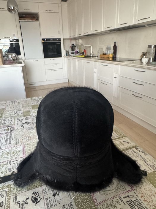 Шапка ушанка норковая