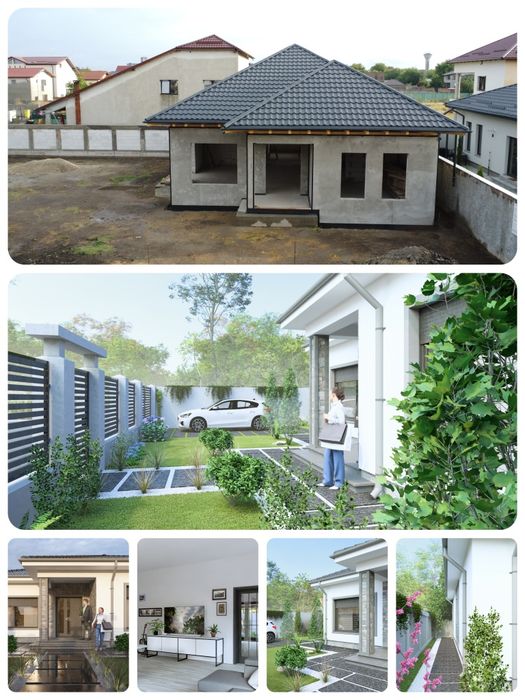 Casa Moderna Pe Parter