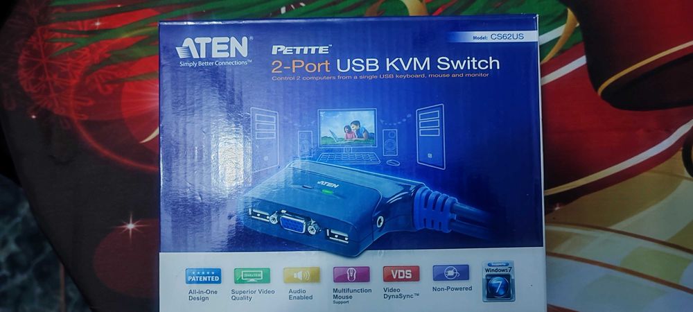 Продавам 2-Port USB KVM Switch