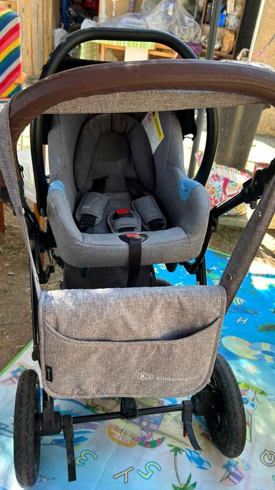 Комбинирана количка KINDERKRAFT MOOV 3В1 със столче (кошче) за кола