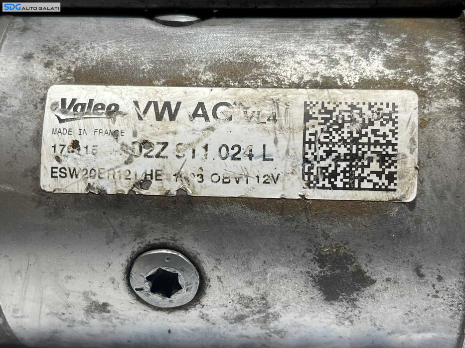 Electromotor cu 13 Dinti Volkswagen Touran 2.0 TDI DFHA DFGC DTRC DFEA DFGA DTSB CYKB DFGB DFEB CRVA 2015 - Prezent Cod 02Z911024L [B3598]