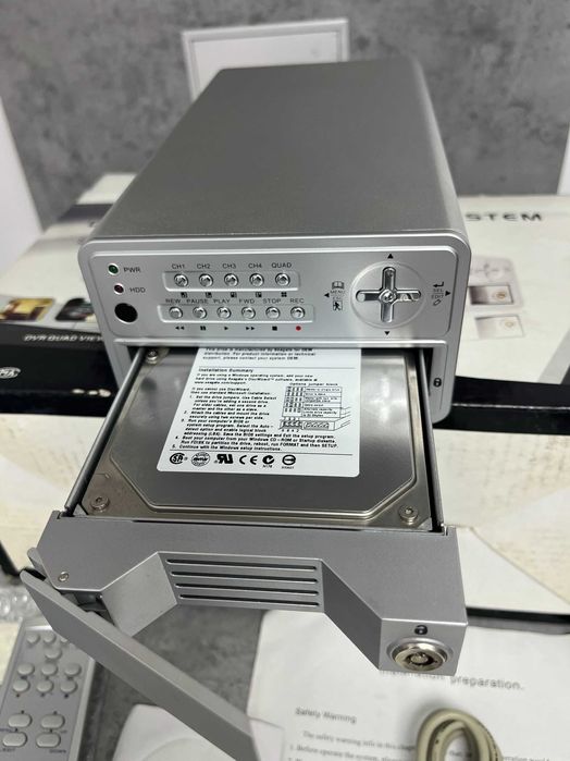 DVR, digital video recorder sistem, 4 channel