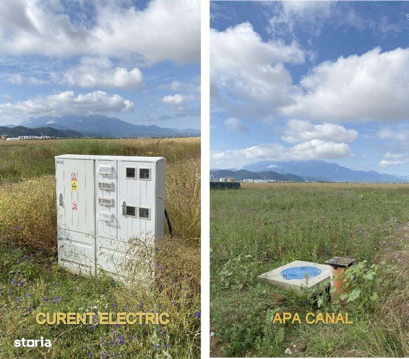 De vânzare teren în Cristian, Brașov – 1.275 mp, panorama spre Bucegi