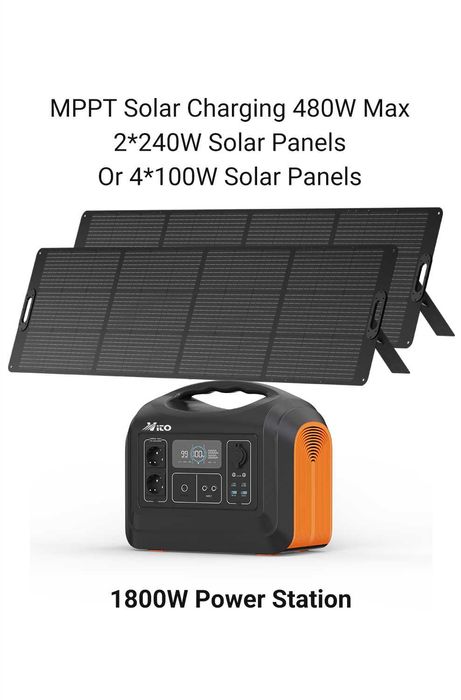 1800W Генератор за ток без гориво VITO UPP 1800 EU Power Station