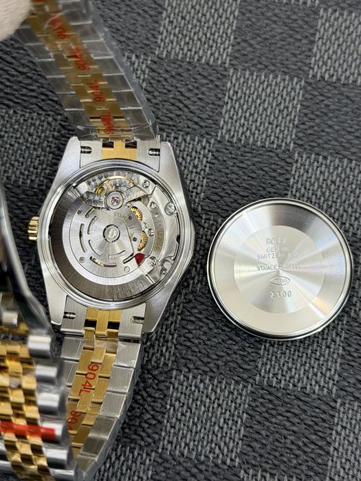 Rolex Date-Just Diamond 31 Yellow Gold Mother of Pearl Dial